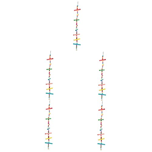 Angoily 5 Stücke Vogelkäfig Leiter Spielzeug Für Papageien Holz Barsch Vogel Spielzeug Sicher Nicht-Installation Haustier-freundliche von Angoily