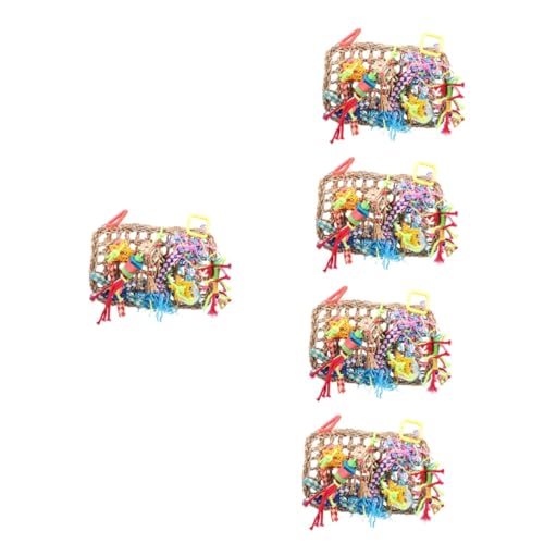 Angoily 5St Kletternetz für Papageien Sittichspielzeug Spielzeug zum Zähneknirschen Spielzeuge Birdie Kletternetz für Haustiere Vogel, der Spielzeug spielt Vögel Hängematte Anti-Vogel-Netz von Angoily