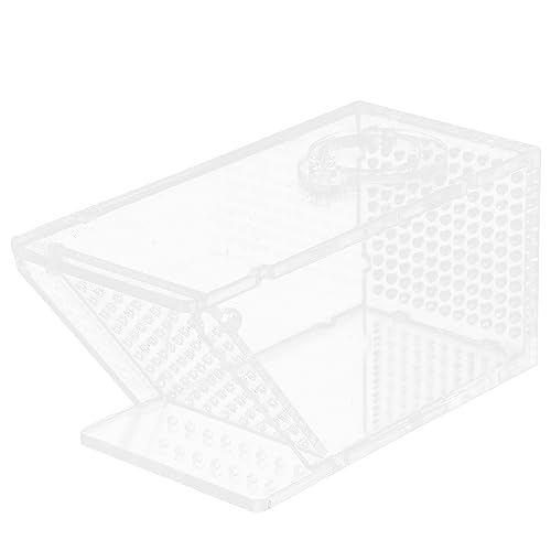 Angoily 5 Stücke Fisch Tank Krabben Fangen Box Acryl Falle Fallen Fallen Für Einfach Krabben Fangen Und Lagerung von Angoily