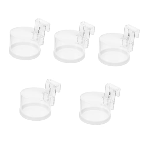 Angoily 5 Stücke Aquarium Zubehör Acryl Aquarium Fish Feeder Haken Und Schraube Einstellung von Angoily