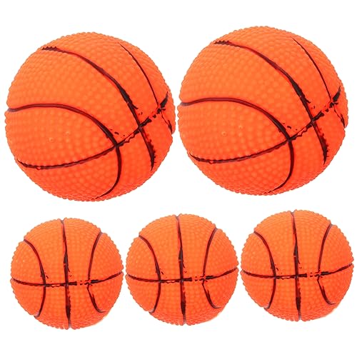 Angoily Basketbälle Hunde 5 Stück Quietschspielzeug Für Hunde Interaktives Hundespielzeug Basketball Zum Kauen Von Welpen Quietschspielzeug Angoily Basketbälle Hunde 5 Stück Quietschspielzeug Für Hunde Interaktives Hundespielzeug Basketball Zum Kauen Von Welpen Quietschspielzeug von Angoily