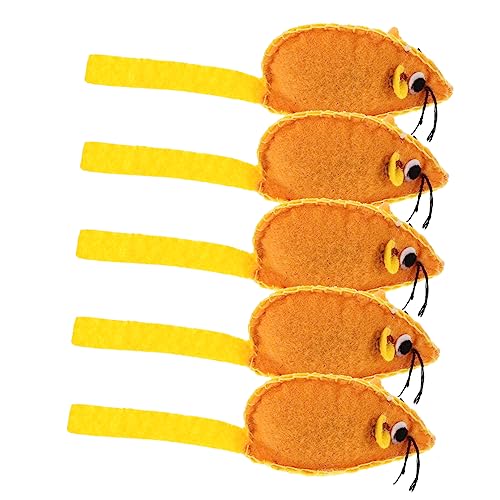 Angoily 5St Kauspielzeug für zahnende Katzen Mäusespielzeug interaktives Spielzeug pummeluff Kuscheltier Haustierzubehör Katzen-Mäuse-Spielzeug kratzkätzchen Spielzeug tragbar Angoily 5St Kauspielzeug für zahnende Katzen Mäusespielzeug interaktives Spielzeug pummeluff Kuscheltier Haustierzubehör Katzen-Mäuse-Spielzeug kratzkätzchen Spielzeug tragbar von Angoily