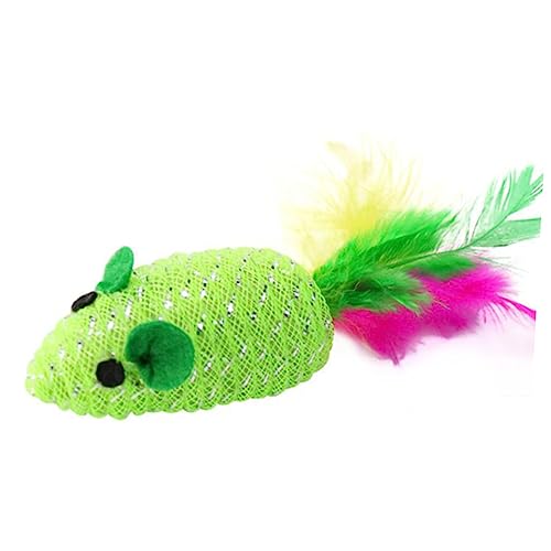 Angoily 5stücke Teiliges Woven Mouse Spielzeug Für Katzen Interaktives Katzenspielzeug Bunten Federn Lustiges Und Haltbares Spielzeug Für Stundenlangen Spielspaß Angoily 5stücke Teiliges Woven Mouse Spielzeug Für Katzen Interaktives Katzenspielzeug Bunten Federn Lustiges Und Haltbares Spielzeug Für Stundenlangen Spielspaß von Angoily