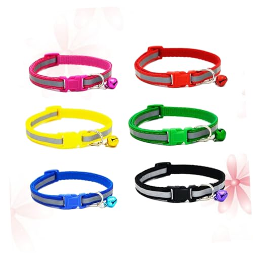 Angoily 6 Die Klingel Reflektierende Kragen Verstellbares Haustierhalsband Katzenhalsbänder Grüner Kragen Kleine Hundehalsbänder Reflektierendes Haustierhalsband Kragen De Einstellbar Angoily 6 Die Klingel Reflektierende Kragen Verstellbares Haustierhalsband Katzenhalsbänder Grüner Kragen Kleine Hundehalsbänder Reflektierendes Haustierhalsband Kragen De Einstellbar von Angoily