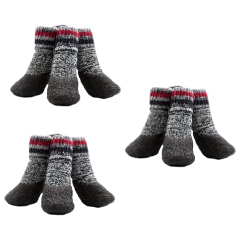 Angoily 3er-Sets Nicht-hundesocken Warm Gepolstert Für Haustiere Zum An- Und Ausziehen Im Herbst Grau 2 Paar X 3 Angoily 3er-Sets Nicht-hundesocken Warm Gepolstert Für Haustiere Zum An- Und Ausziehen Im Herbst Grau 2 Paar X 3 von Angoily