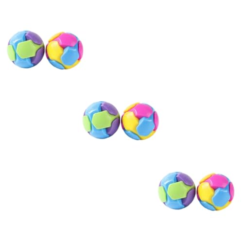 Angoily 6 STK Backenzaun-Ball Für Haustiere Spielzeuge Kauspielzeug Für Haustiere Interaktive Gummibälle Bälle Für Hunde Haustierzubehör Hundebälle TPR Weichkleber Bissfest Psm Angoily 6 STK Backenzaun-Ball Für Haustiere Spielzeuge Kauspielzeug Für Haustiere Interaktive Gummibälle Bälle Für Hunde Haustierzubehör Hundebälle TPR Weichkleber Bissfest Psm von Angoily
