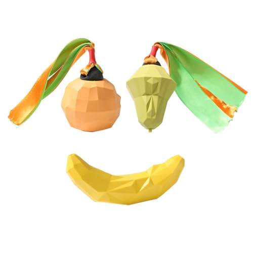 Angoily 6 STK Beißspielzeug für Haustiere Dog chew Toy hundekauspielzeuge Zahnreinigungsspielzeug für Haustiere Kauquietscher für Hundefrüchte beissen Zubringer Zahnbürste Gummi von Angoily