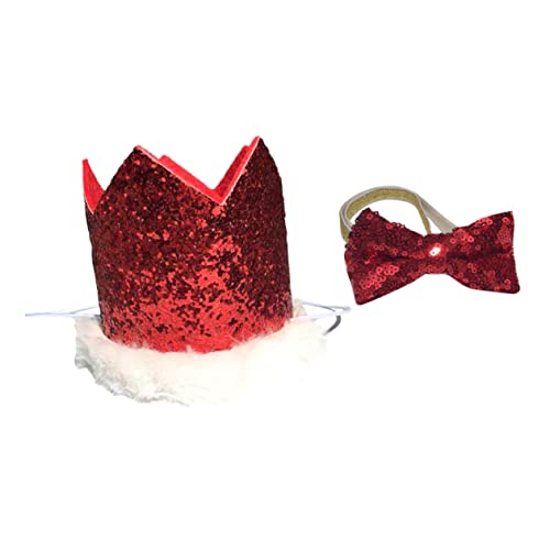 Angoily 3 Sets Weihnachtsmütze Für Hunde Fliege Partyhut Für Haustiere Weiche Krawatte Für Haustiere Dekorative Krone Ornament Foto-Requisite Bequemes Haustier-zubehör 2 Stück X 3 Angoily 3 Sets Weihnachtsmütze Für Hunde Fliege Partyhut Für Haustiere Weiche Krawatte Für Haustiere Dekorative Krone Ornament Foto-Requisite Bequemes Haustier-zubehör 2 Stück X 3 von Angoily