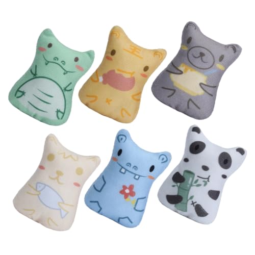 Angoily Spielzeug Für Katzen 6er-Pack Katzenspielzeug-Set Flauschiges Interaktives Katzenkauspielzeug Weiches Plüschmaterial Biss- Und Abriebfest Angoily Spielzeug Für Katzen 6er-Pack Katzenspielzeug-Set Flauschiges Interaktives Katzenkauspielzeug Weiches Plüschmaterial Biss- Und Abriebfest von Angoily