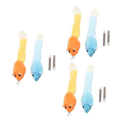 Angoily 6 STK Kauspielzeug Spielzeug Für Kätzchen Katzenminze-Spielzeug Für Katzen Katzenspielzeug Mäuse Katze Katzenminze Spielzeug Katzenspielzeug Rasseln Plüsch Spielzeug Hölzern Angoily 6 STK Kauspielzeug Spielzeug Für Kätzchen Katzenminze-Spielzeug Für Katzen Katzenspielzeug Mäuse Katze Katzenminze Spielzeug Katzenspielzeug Rasseln Plüsch Spielzeug Hölzern von Angoily