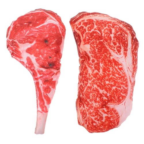 Angoily 6 STK Kauspielzeug für Haustiere künstliche Steakpuppen Interaktives Spielzeug zum Beißen von Haustieren Spielzeuge Welpe Steak-Streich-Requisiten Hundespielzeug Angoily 6 STK Kauspielzeug für Haustiere künstliche Steakpuppen Interaktives Spielzeug zum Beißen von Haustieren Spielzeuge Welpe Steak-Streich-Requisiten Hundespielzeug von Angoily