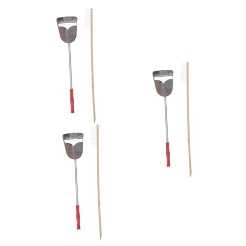 Angoily 6-teiliges Vogelkäfig-reinigungsbürsten- Und Schaufel-Set Mit Ausziehbarem Griff Für Ziervögel Zur Papageienkäfig-wartung von Angoily