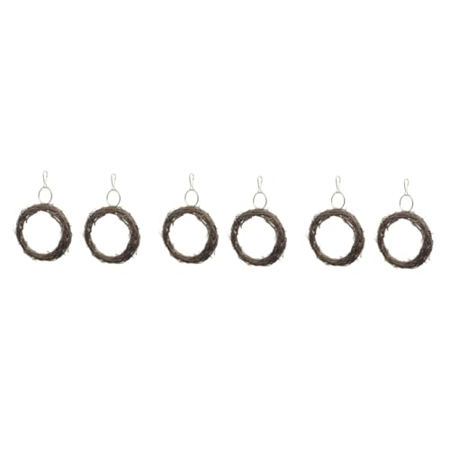 Angoily 3sets Papagei Schaukel Rattan Kreis Papagei Schaukel Vogel Spielzeug Einfach Installieren Für Papageien Abenteuer 2 Stücke * 3 Angoily 3sets Papagei Schaukel Rattan Kreis Papagei Schaukel Vogel Spielzeug Einfach Installieren Für Papageien Abenteuer 2 Stücke * 3 von Angoily