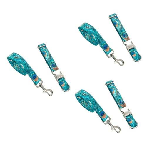 Angoily 3 Sets Komfortable Hundeleine Welpen Zugseil Verstellbarer Riemen Stilvolles Muster Größe S 2 Stück * 3 von Angoily