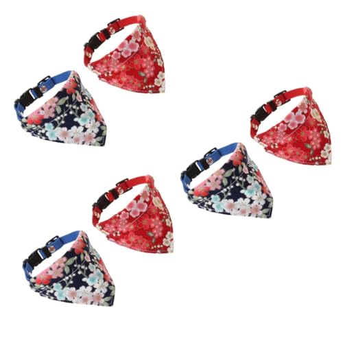 Angoily 3 Sets Modisches Hundehalsband Halsband Haustier-schals Dreiecksform Stilvolle Lätzchen Für Hunde 2 Stück X 3 Angoily 3 Sets Modisches Hundehalsband Halsband Haustier-schals Dreiecksform Stilvolle Lätzchen Für Hunde 2 Stück X 3 von Angoily