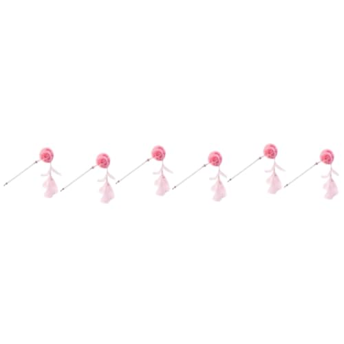 Angoily 6 STK Katzen-Teaser Balance Schaukel Katzenspielzeug Bastelspielzeug Kätzchenstab Teaser Zauberstab Spielzeug Katzenstockspielzeug Kätzchenspielzeug Handbuch Plastik Katzenzubehör Angoily 6 STK Katzen-Teaser Balance Schaukel Katzenspielzeug Bastelspielzeug Kätzchenstab Teaser Zauberstab Spielzeug Katzenstockspielzeug Kätzchenspielzeug Handbuch Plastik Katzenzubehör von Angoily