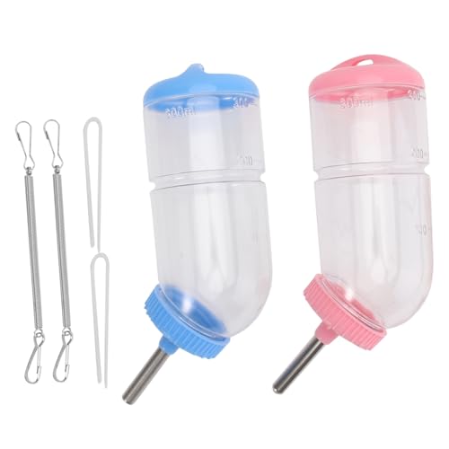 Angoily 3er-Sets Wassertrink-futterspender Für Haustiere Roll-on-Flasche Für Kleintiere Visualisierter Wasserstand Haustierfütterungswerkzeug Wasserversorgung / 2 Stück * 3 von Angoily