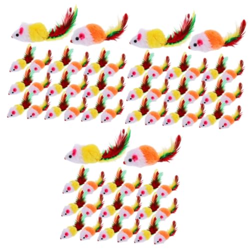 Angoily 3 Sets Pelzige Mäuse Mit Schwänzen Katzenspielzeug Interaktives Haustierspielzeug-Set Für Katzen 20 Stück * 3 Angoily 3 Sets Pelzige Mäuse Mit Schwänzen Katzenspielzeug Interaktives Haustierspielzeug-Set Für Katzen 20 Stück * 3 von Angoily