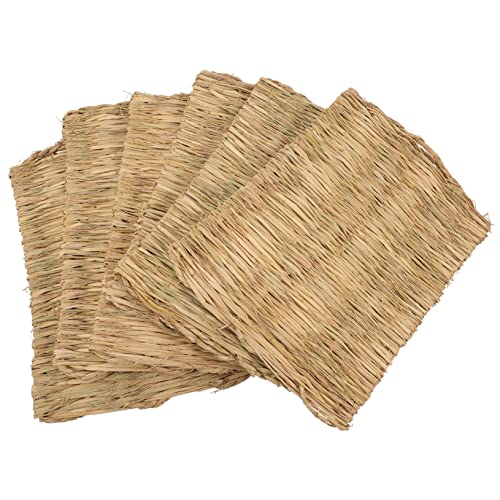 Angoily 6er-Pack Hühnernistkastenmatten Grasstreuunterlagen für Hühner Sichere Streuunterlagen Handgefertigte Grasmatten Angoily 6er-Pack Hühnernistkastenmatten Grasstreuunterlagen für Hühner Sichere Streuunterlagen Handgefertigte Grasmatten von Angoily