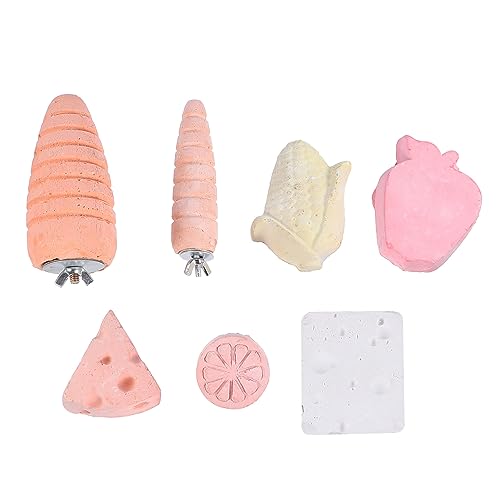 Angoily Kauspielzeug für Haustiere Aus Gesundem Material: 7 Stück Kausteine für Haustiere Spaß für Kaninchen und Hamster. Angoily Kauspielzeug für Haustiere Aus Gesundem Material: 7 Stück Kausteine für Haustiere Spaß für Kaninchen und Hamster. von Angoily