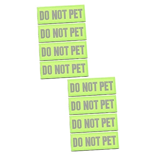 Angoily 2sets Reflektierende Hund Patches Welpen Pads Klebstoff Für Nicht Pet Tags 4 Stücke * 2 Angoily 2sets Reflektierende Hund Patches Welpen Pads Klebstoff Für Nicht Pet Tags 4 Stücke * 2 von Angoily