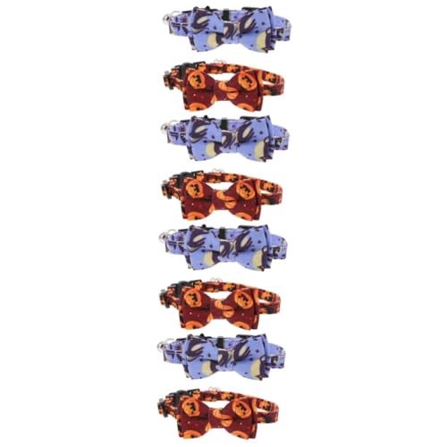 Angoily 8 STK Katzenhalsband Halloween-Haustierbindung Halloween-Hundehalskette welpen eine Halskette verstellbares Haustierhalsband Halsring für Haustiere Hündchen schmücken von Angoily