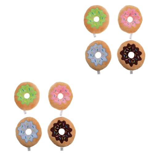 Angoily 2 Sets Quietschspielzeug Für Haustiere Quietschspielzeug Für Hunde Plüsch Sicheres Donut-Spielzeug Zum Kauen Greifen Unterhaltsam Für Hunde 4 Stück * 2 Angoily 2 Sets Quietschspielzeug Für Haustiere Quietschspielzeug Für Hunde Plüsch Sicheres Donut-Spielzeug Zum Kauen Greifen Unterhaltsam Für Hunde 4 Stück * 2 von Angoily