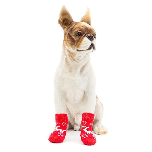 Angoily 8St Weihnachtsstrümpfe für Haustiere Haustier weihnachtssocken rutschfeste Socken sockenschuhe wintersocken für Haustiere warme Socken für Haustier Weihnachten Pfote Angoily 8St Weihnachtsstrümpfe für Haustiere Haustier weihnachtssocken rutschfeste Socken sockenschuhe wintersocken für Haustiere warme Socken für Haustier Weihnachten Pfote von Angoily