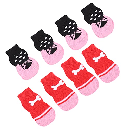 Angoily 8st Haustier Socken Warme Socken Für Haustiere Anti-rutsch-socken Für Hunde Wintersocken Weihnachtssocken Für Haustiere Socken Für Katzen Hund Nicht Stricken Weihnachten Pfote Angoily 8st Haustier Socken Warme Socken Für Haustiere Anti-rutsch-socken Für Hunde Wintersocken Weihnachtssocken Für Haustiere Socken Für Katzen Hund Nicht Stricken Weihnachten Pfote von Angoily