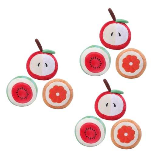 Angoily 9stücke Teiliges Hundespielzeug Frucht-Design Apfel Orange Wassermelone Weiches Kauspielzeug Zur Zahnpflege Für Hunde Sicheres Und Langlebiges Plüschtier Für Haustiere Zur Angoily 9stücke Teiliges Hundespielzeug Frucht-Design Apfel Orange Wassermelone Weiches Kauspielzeug Zur Zahnpflege Für Hunde Sicheres Und Langlebiges Plüschtier Für Haustiere Zur von Angoily