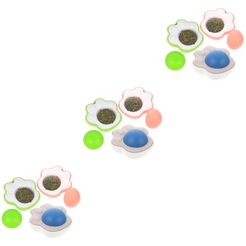 Angoily 9 STK Katzenminze Spielzeug Katzenbonbons Lecken Spielzeugbälle Für Katzen Katzenminze-wandspielzeug Katze Behandelt Süßigkeiten Katze Katzenminze Lutscher Pp Katzenball Drehbar Angoily 9 STK Katzenminze Spielzeug Katzenbonbons Lecken Spielzeugbälle Für Katzen Katzenminze-wandspielzeug Katze Behandelt Süßigkeiten Katze Katzenminze Lutscher Pp Katzenball Drehbar von Angoily