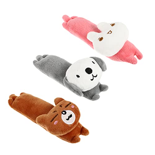 Angoily 9stücke Plüsch Haustier Spielzeuge Cartoon Squeaky Kauspielzeug Für Hunde Und Katzen Langlebig Für Zähneputzen Mit Geräuschfunktion Farben Zufällig von Angoily