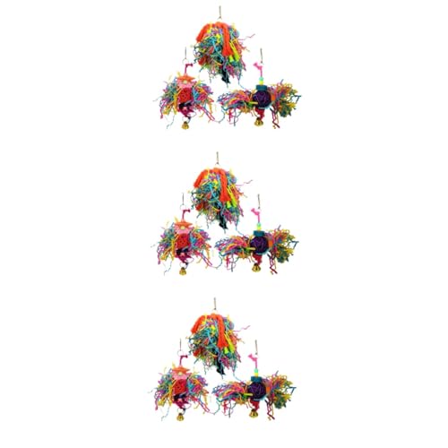 Angoily 3sets Baumwolle Seil Papier Material Vogel Papagei Spielzeug Sicher Kauen Werkzeug Für Vögel 3 Stücke * 3 Angoily 3sets Baumwolle Seil Papier Material Vogel Papagei Spielzeug Sicher Kauen Werkzeug Für Vögel 3 Stücke * 3 von Angoily