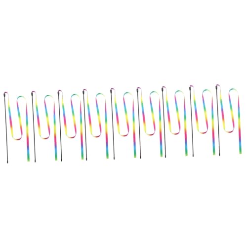 Angoily 9stücke Katzen Teaser Spielzeug Interaktive Katzenangel Mit Buntem Regenbogenband Für Spielerisches Training Und Glückliche Katzen Für Zuhause Angoily 9stücke Katzen Teaser Spielzeug Interaktive Katzenangel Mit Buntem Regenbogenband Für Spielerisches Training Und Glückliche Katzen Für Zuhause von Angoily