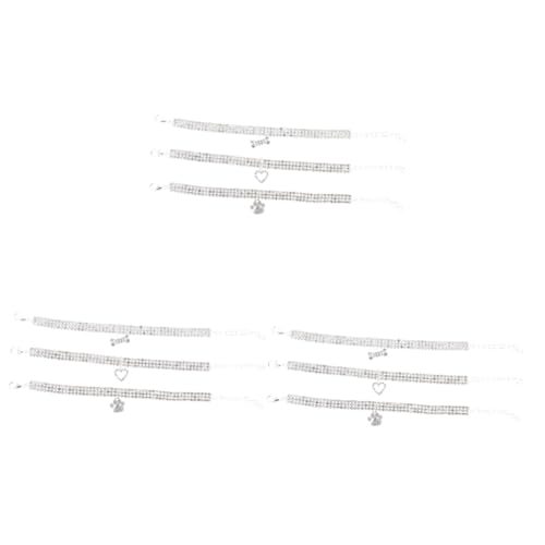 Angoily 3er-Sets Stilvolles Hundehalsband Dekoratives Haustierhalsband Robustes Verschleißfestes Halsband Bequeme Halskette Hundezubehör 3 Stück * 3 Angoily 3er-Sets Stilvolles Hundehalsband Dekoratives Haustierhalsband Robustes Verschleißfestes Halsband Bequeme Halskette Hundezubehör 3 Stück * 3 von Angoily