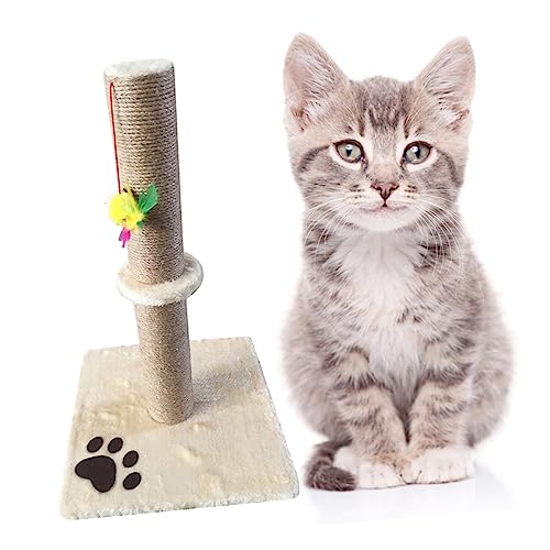 Angoily Robuster Katzen-kätzchen-kratzbaum Katzenkletterständer Spielzeug Beige Heimtierbedarf Angoily Robuster Katzen-kätzchen-kratzbaum Katzenkletterständer Spielzeug Beige Heimtierbedarf von Angoily