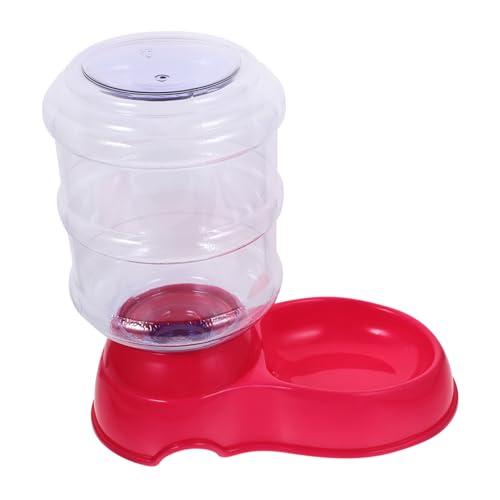 Angoily Automatischer Trinkbrunnen Für Hunde 3 5 L Futternapf Wassernapf-Set Sicher Für Haustiere rutschfeste Basis Für Einfaches Füttern von Angoily