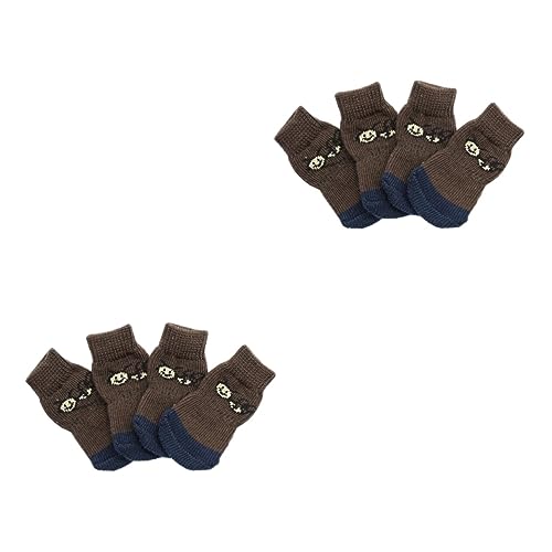 Angoily Cartoon-Socken 8 STK Sockenschuhe Hundesocken Atmungsaktiv Hündchen Hundestiefel Angoily Cartoon-Socken 8 STK Sockenschuhe Hundesocken Atmungsaktiv Hündchen Hundestiefel von Angoily