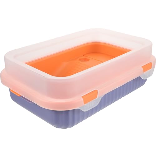 Angoily Plastikbox Schildkröte schildkröten Aquarium Schildkröten-Aquarium Desktop-Aquarium Panzer für Wasserschildkröten Schildkrötenhaus Wohnhaus für Schildkröten Glas Meeresschildkröte von Angoily