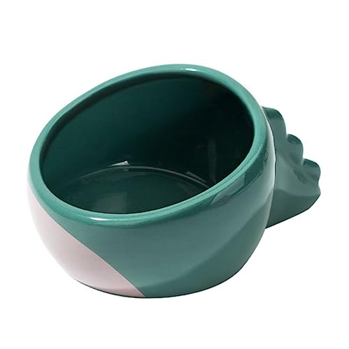 Angoily Katzenfutter Schüssel Wasser Dispenser Welpen Lebensmittel Container Keramik Pet Fütterung Schüssel Katze Trinken Becken von Angoily