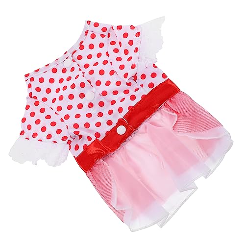 Angoily Niedlicher Hunderock Haustierkleid Im Welpen-Outfit Strandparty Hundekostüme Hundekleidung für Besondere Anlässe S Angoily Niedlicher Hunderock Haustierkleid Im Welpen-Outfit Strandparty Hundekostüme Hundekleidung für Besondere Anlässe S von Angoily