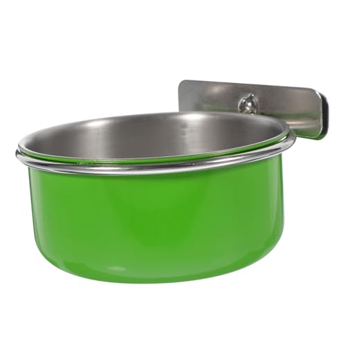 Angoily Papagei Feeder Vogel Käfig Wasser Dispenser Edelstahl Vogel Feeder Schüssel Papagei Lebensmittel Tasse Nymphensittiche Feeder von Angoily