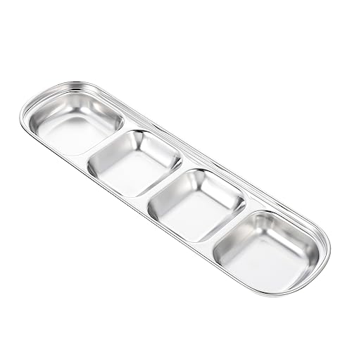Angoily Nachhaltiger Futterbehälter Aus Edelstahl mit 4 Gittern und Sicher für Kleintiere Angoily Nachhaltiger Futterbehälter Aus Edelstahl mit 4 Gittern und Sicher für Kleintiere von Angoily