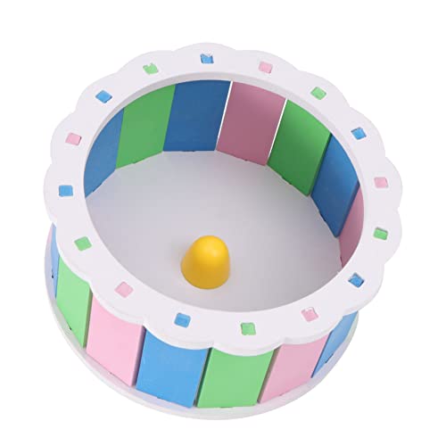 Angoily Haustierspielzeug Hamster-laufrad Leiser Mechanismus Sicheres Und Bequemes Spielzeug Für Die Bewegung Ihres Haustieres von Angoily
