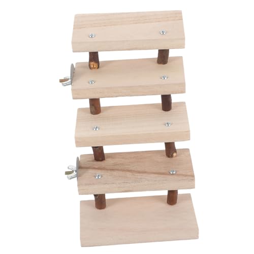 Angoily Hamster-holzleiter Chinchilla-kletterspielzeug Rattenleiter Für Käfig Haustier-Spiel- Und Trainingsleiter Stabil Und Sicher Angoily Hamster-holzleiter Chinchilla-kletterspielzeug Rattenleiter Für Käfig Haustier-Spiel- Und Trainingsleiter Stabil Und Sicher von Angoily