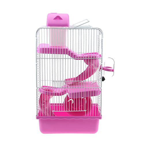 Angoily Stilvoller 3-stöckiger Hamsterkäfig mit Rutsche Belüftung Multifunktional Angoily Stilvoller 3-stöckiger Hamsterkäfig mit Rutsche Belüftung Multifunktional von Angoily