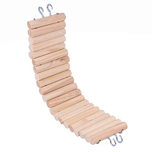 Angoily Kletterleiter Spielzeug Für Hamster Und Kleine Vögel Biegsame Hängebrücke Zum Kauen Und Trainieren Für Aktive Kleintiere Angoily Kletterleiter Spielzeug Für Hamster Und Kleine Vögel Biegsame Hängebrücke Zum Kauen Und Trainieren Für Aktive Kleintiere von Angoily