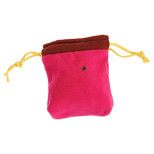 Angoily Portable Tragetasche Für Haustiere Atmungsaktive Hamster-Tragetasche Und Aufbewahrungstasche Für Kleine Nager Für Reisen Camping Und Ausflüge Rosy von Angoily