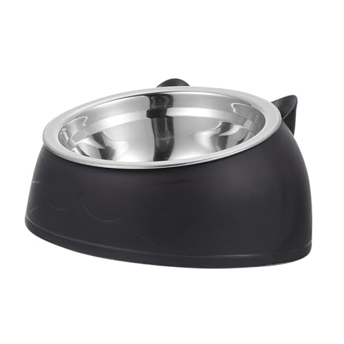 Edelstahlschüssel für Haustiere edelstahlschüsseln Stainless Steel Bowl Haustierzubehör Hundenapf wasserschüssel Keramik Teller Futternapf Katzennapf Hundefutter Rostfreier Stahl von Angoily