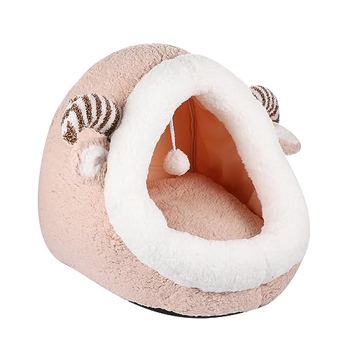 Angoily Haustier Katzenstreu Baumwollkissen für Haustiere Katzenbett Haustiernest Katze pelziges Bett Haustierhausbett Zelt Hundenest Katzennest Waschbar Haustierbett Zwinger von Angoily